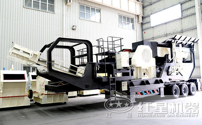 移動顎式石子粉碎機