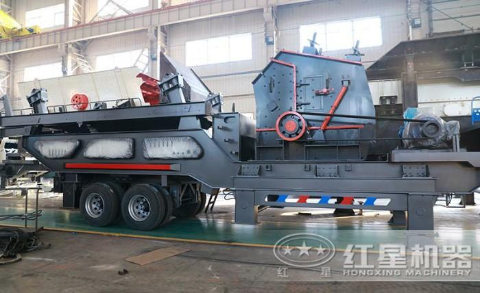 車載移動碎石機搭配反擊破圖