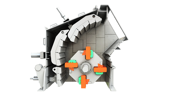 反擊破碎機(jī)的結(jié)構(gòu)