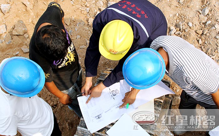 紅星技術(shù)人員到客戶現(xiàn)場(chǎng)指導(dǎo)安裝