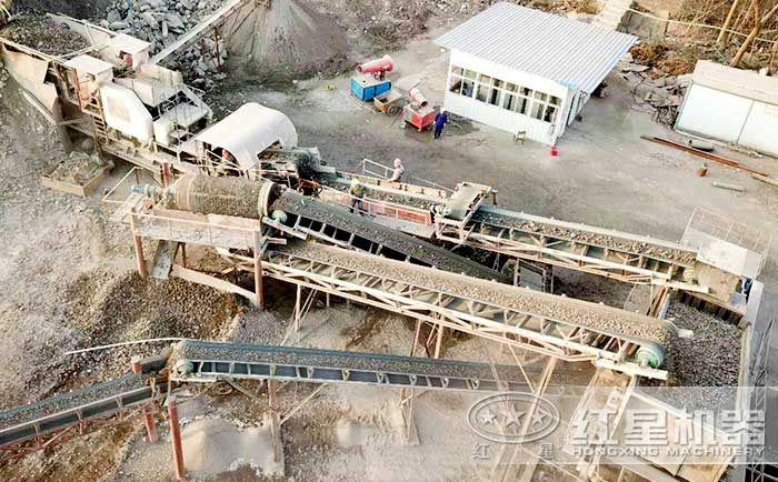 福建廈門建筑垃圾處理現(xiàn)場