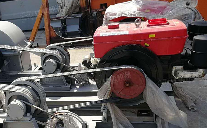 柴油或電機發(fā)電，能源消耗低，產(chǎn)量高