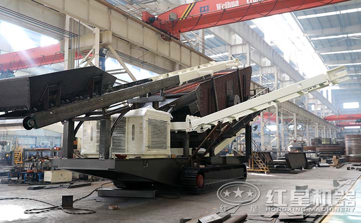 流動(dòng)式粉碎機(jī)生產(chǎn)車間