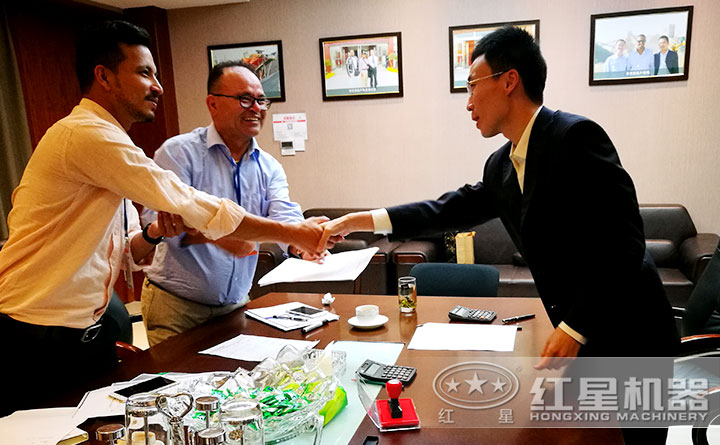國(guó)外客戶與紅星達(dá)成共識(shí)，簽訂合同