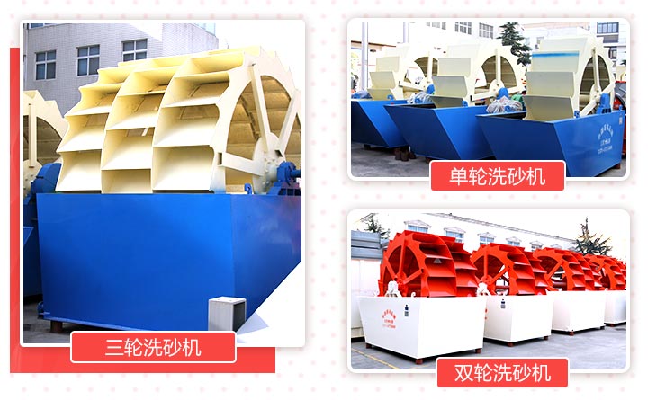 多種類型的石粉洗砂機