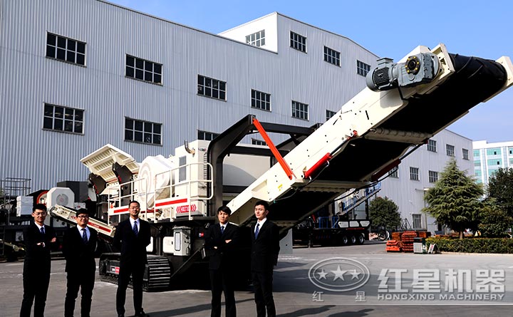 流動破碎機設備廠區(qū)