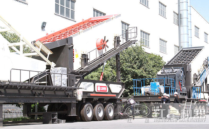 流動式碎沙機廠區(qū)