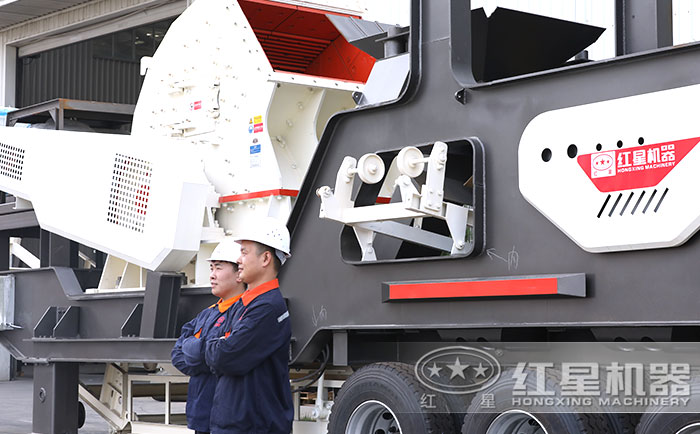 紅星碎石制沙生產(chǎn)設備廠區(qū)