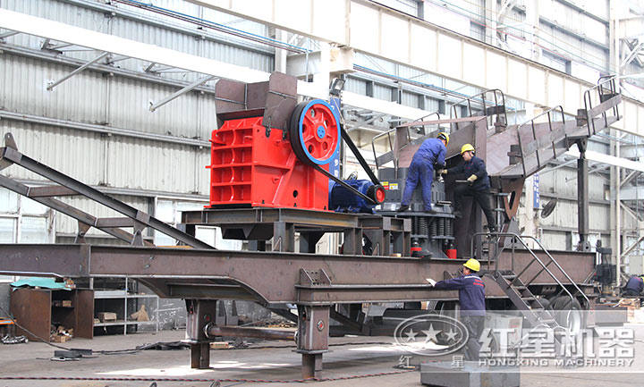 紅星石料線生產(chǎn)車間