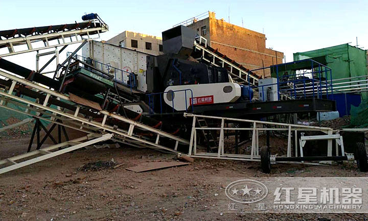 建筑垃圾處理現(xiàn)場