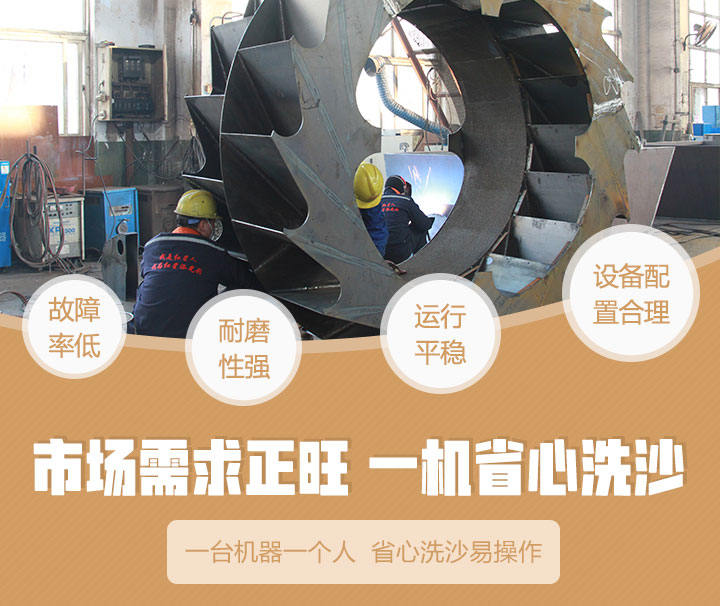 選材好、工藝精，洗沙機(jī)質(zhì)量有保證