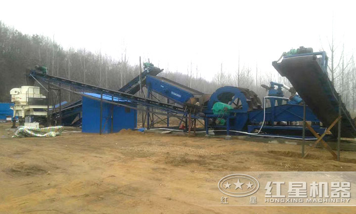 洗沙、制砂生產(chǎn)線