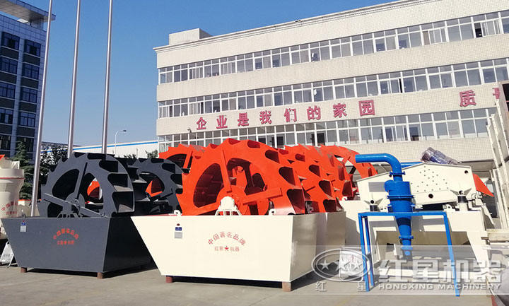 廠區(qū)規(guī)格型號不同的新型洗砂機