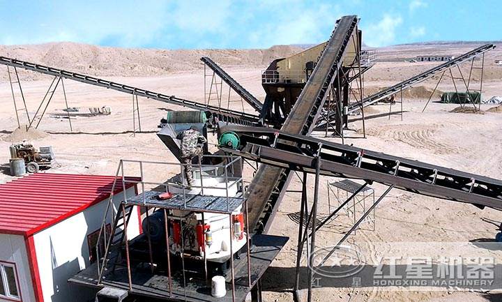 碎石生產(chǎn)現(xiàn)場