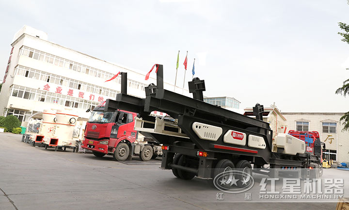 移動制砂生產線發(fā)貨