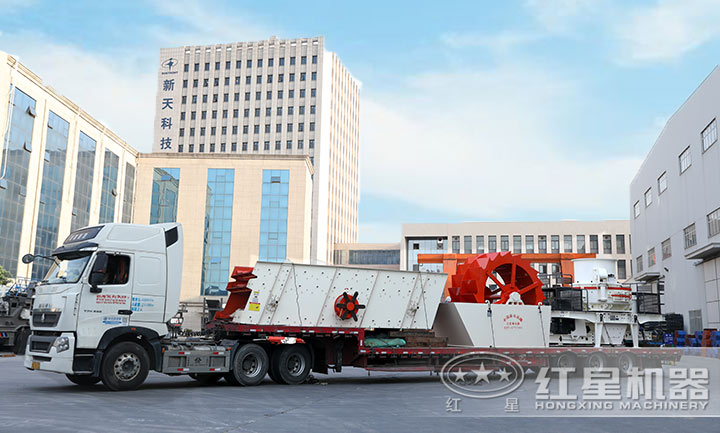 制砂生產(chǎn)線發(fā)貨圖