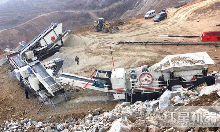 移動(dòng)破碎生產(chǎn)線