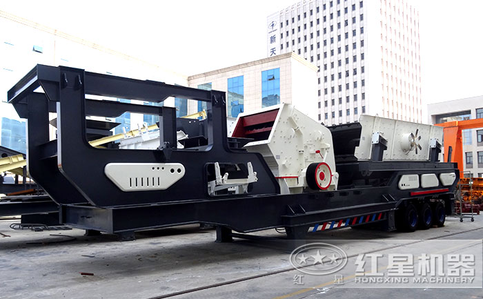 輪胎式移動(dòng)反擊式破碎機(jī)