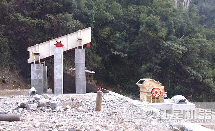 細碎機制沙現(xiàn)場