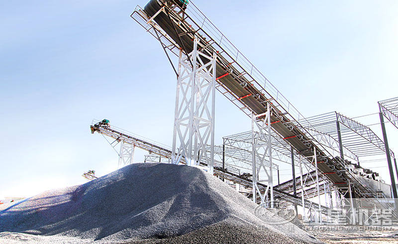 大型制砂現(xiàn)場