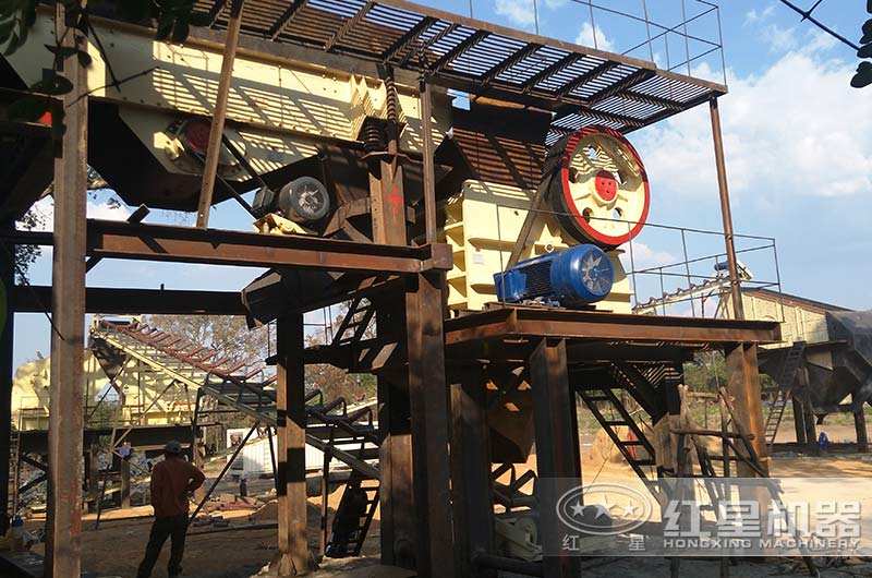 制砂生產(chǎn)現(xiàn)場