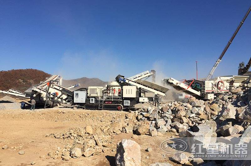 建筑垃圾制砂現(xiàn)場