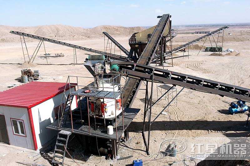 制砂生產(chǎn)線現(xiàn)場