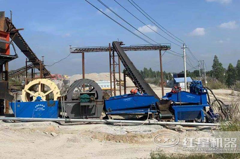 洗砂廠現(xiàn)場(chǎng)實(shí)拍