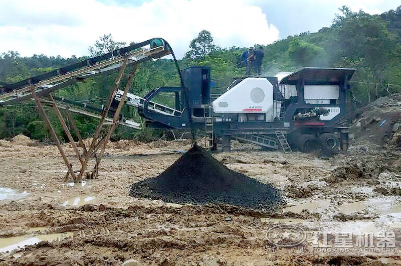 煤矸石破碎機現(xiàn)場