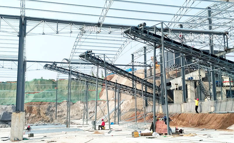 大型碎石生產(chǎn)線現(xiàn)場