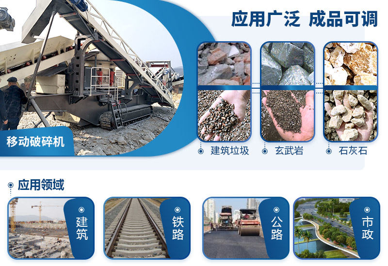 移動制砂篩分機應(yīng)用廣泛