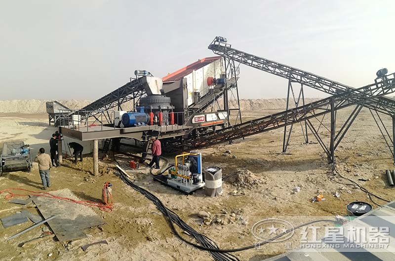 移動式破碎機生產現場