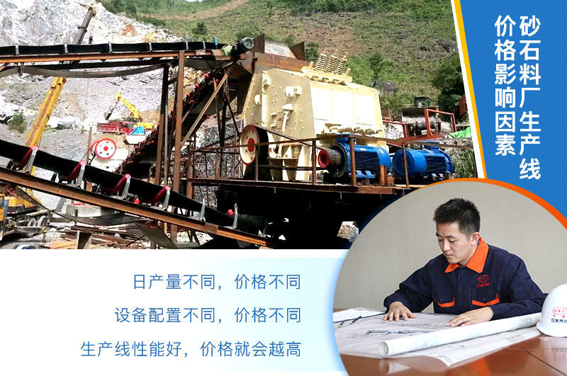 砂石生產線價格影響因素