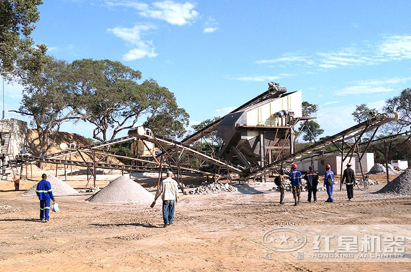 鐵礦石破碎現(xiàn)場