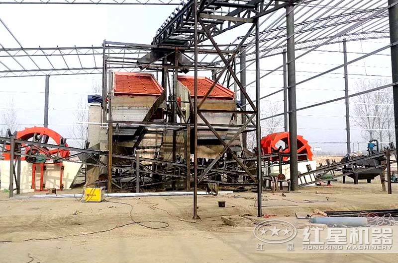 洗砂機(jī)現(xiàn)場(chǎng)圖片