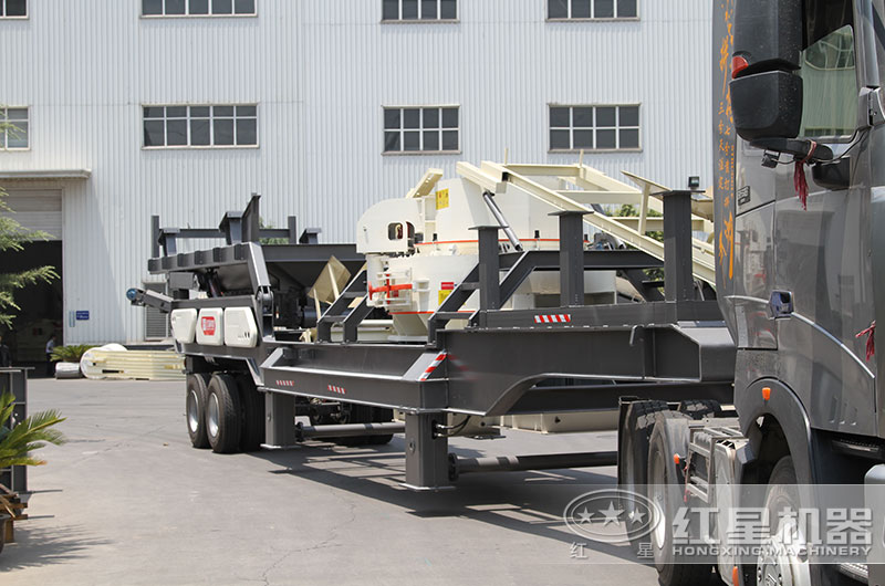 紅星移動(dòng)制砂機(jī)發(fā)貨