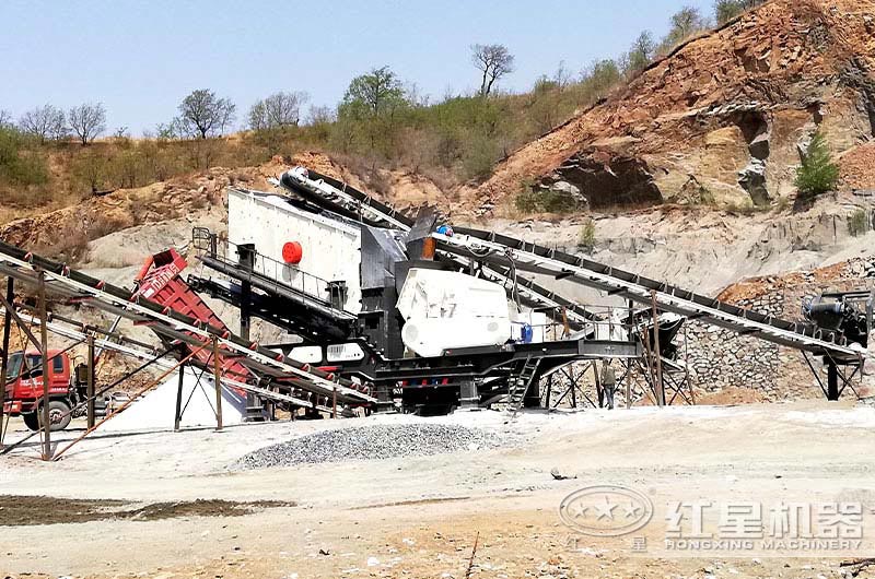 搭載反擊破的移動破碎站