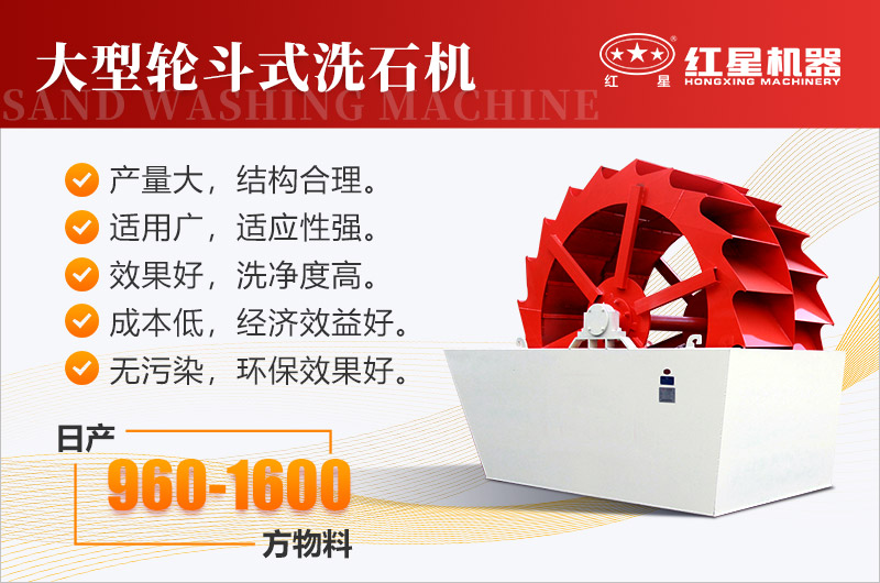 輪斗式洗石機特點