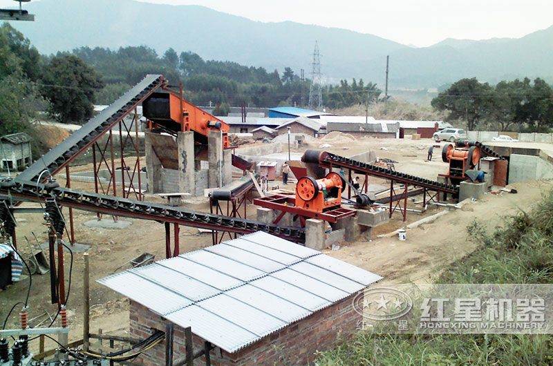 硅石破碎生產(chǎn)線